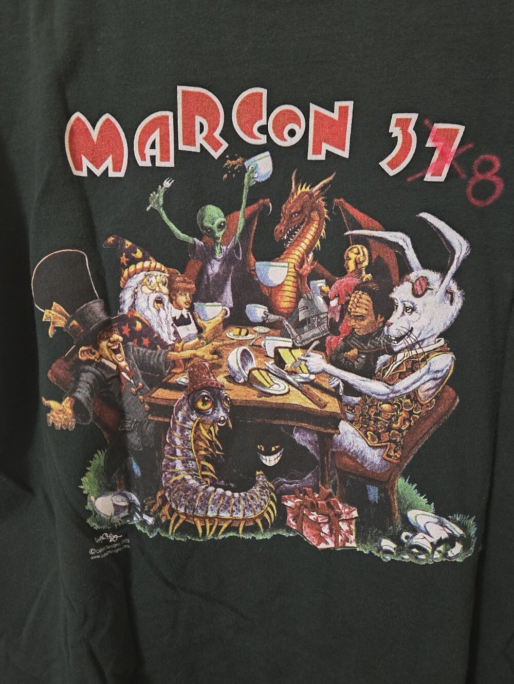 2003 MARCON 38 Team Convention T Shirt - Size Large